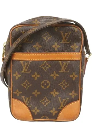 LOUIS VUITTON Pre-owned, Dame, Brun, ONE SIZE, Uld, Pre-owned canvas tasker
