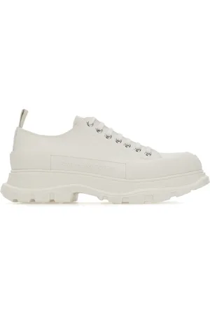 Alexander McQueen Sko, Herre, Hvid, 40 1/2 EU, Bomuld, Casual Sneakers til hverdagsbrug