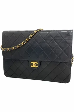 CHANEL Pre-owned, Dame, Sort, ONE SIZE, Uld, Pre-owned Laeder chanel-tasker
