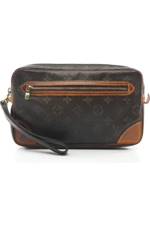 LOUIS VUITTON Pre-owned, Dame, Brun, ONE SIZE, Uld, Pre-owned Canvas clutches
