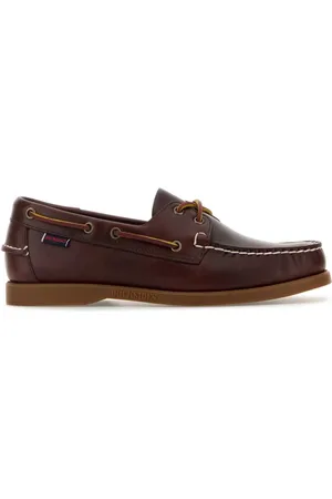 SEBAGO Sko, Herre, Brun, 40 1/2 EU, Læder, Brune Læder Snøresko Loafers