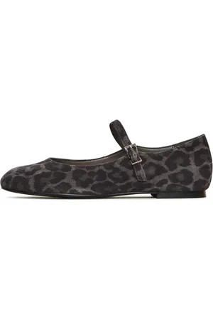 CESARE GASPARI Sko, Dame, Sort, 39 EU, Læder, Patent Mary Jane Flats - Pantera