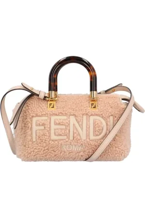 Fendi Pre-owned, Dame, Lyserød, ONE SIZE, Faux Fur, Pre-owned Faux Fur fendi-tasker