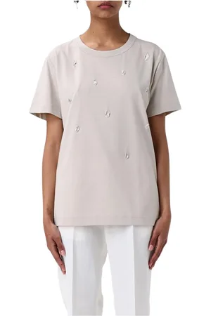 Fabiana Filippi Top, Dame, , M, Bomuld, Sten Detalje T-Shirt