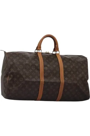 LOUIS VUITTON Pre-owned, Dame, Brun, ONE SIZE, Tyl, Pre-owned canvas tasker