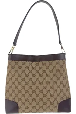 Gucci Pre-owned, Dame, , ONE SIZE, Uld, Pre-owned Canvas gucci-tasker