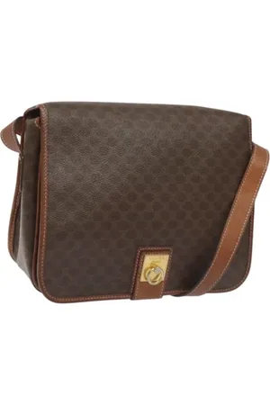 Céline Pre-owned, Dame, Brun, ONE SIZE, Uld, Pre-owned Laeder celine-tasker