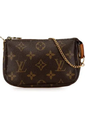 LOUIS VUITTON Pre-owned, Dame, Brun, ONE SIZE, Uld, Pre-owned canvas håndtasker