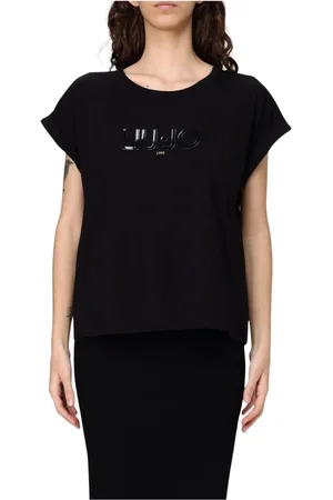 Liu Jo Top, Dame, Sort, XS, 1995 Logo Sweatshirt