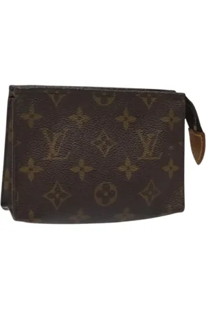 LOUIS VUITTON Pre-owned, Dame, Brun, ONE SIZE, Tyl, Pre-owned canvas tasker