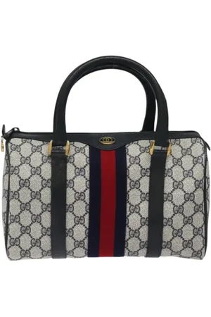 Gucci Pre-owned, Dame, Blå, ONE SIZE, Tyl, Pre-owned Laeder gucci-tasker