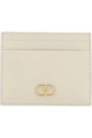 VALENTINO GARAVANI Tilbehør, Dame, , ONE SIZE, Læder, Ivory Pung til Kvinder