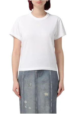 Alexander Wang Top, Dame, Hvid, XS, Bomuld, Hvid Crew Neck T-Shirt