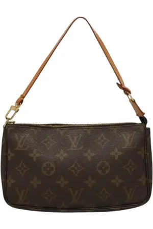 LOUIS VUITTON Pre-owned, Dame, Brun, ONE SIZE, Tyl, Pre-owned canvas tasker