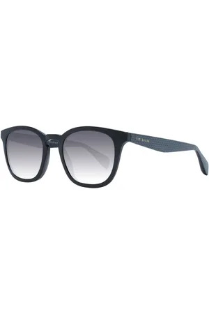 Ted Baker Tilbehør, Herre, Sort, ONE SIZE, Uld, Sorte Mænds Solbriller Firkantet Gradient