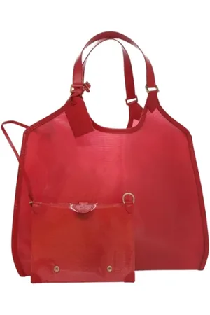 LOUIS VUITTON Pre-owned, Dame, Rød, ONE SIZE, Tyl, Pre-owned Vinyl hndtasker