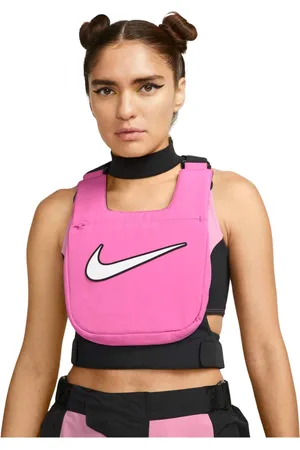 Nike Top, Dame, Lyserød, L, Uld, Ambush NRG Vest Futuristisk Stil