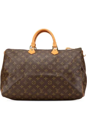 LOUIS VUITTON Pre-owned, Dame, Brun, ONE SIZE, Tyl, Pre-owned Canvas rejsetasker