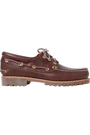 Timberland Sko, Herre, Brun, 42 EU, Læder, Klassisk Bådesko Brun Brogue Stil