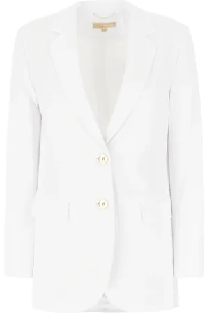Michael Kors Jakke, Dame, Hvid, XS, Uld, Stilfulde Jakker og Veste Kollektion