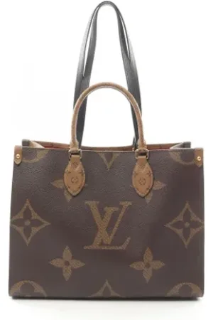 LOUIS VUITTON Pre-owned, Dame, Brun, ONE SIZE, Tyl, Pre-owned canvas tasker