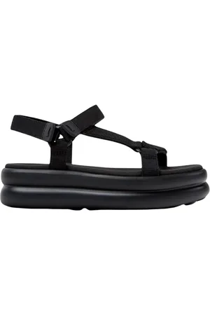 Camper Sko, Dame, Sort, 38 EU, Sorte Plateausandaler