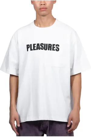 Pleasures Top, Herre, Hvid, M, Bomuld, Impact Pocket Heavyweight Skjorte Hvid