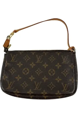 LOUIS VUITTON Pre-owned, Dame, Brun, ONE SIZE, Tyl, Pre-owned canvas tasker