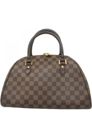 LOUIS VUITTON Pre-owned, Dame, Brun, ONE SIZE, Tyl, Pre-owned canvas tasker