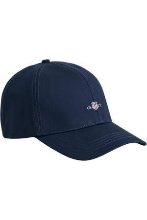 GANT Tilbehør, Herre, Blå, ONE SIZE, Bomuld, Sporty Kasket med Emblem Badge