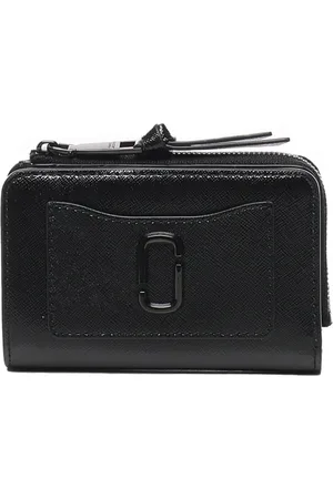 Marc Jacobs Tilbehør, Dame, Sort, ONE SIZE, Sort Pung med Logo Patch