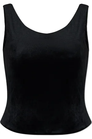 Balenciaga Top, Dame, Sort, S, Uld, Fløjl camisole top