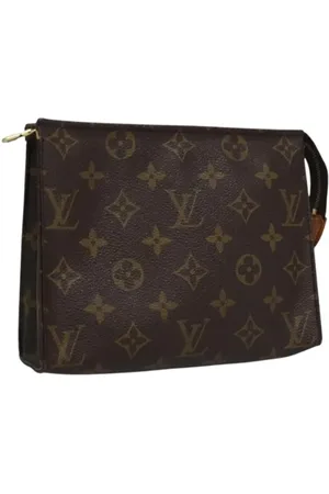 LOUIS VUITTON Pre-owned, Dame, Brun, ONE SIZE, Tyl, Pre-owned canvas tasker