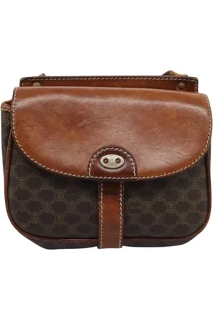 Céline Pre-owned, Dame, Brun, ONE SIZE, Uld, Pre-owned Laeder celine-tasker
