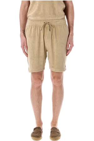 Ralph Lauren Shorts, Herre, , M, Bomuld, Terry Bermuda Shorts med Broderi