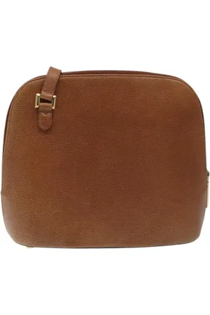 Salvatore Ferragamo Pre-owned, Dame, Brun, ONE SIZE, Uld, Pre-owned Laeder skuldertasker
