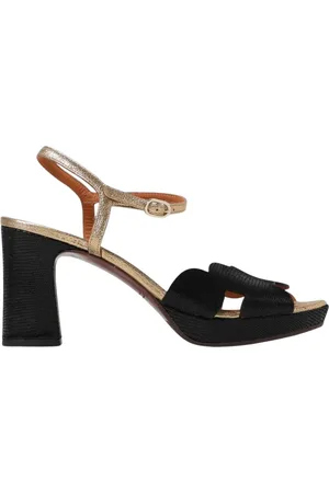 Chie Mihara Sko, Dame, Sort, 39 EU, Uld, Sorte højhælede sandaler