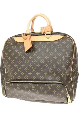 LOUIS VUITTON Pre-owned, Dame, Brun, ONE SIZE, Tyl, Pre-owned canvas tasker