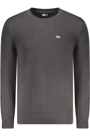 Tommy Hilfiger Strik, Herre, Sort, M, Bomuld, Sort Bomuld Herre Sweater
