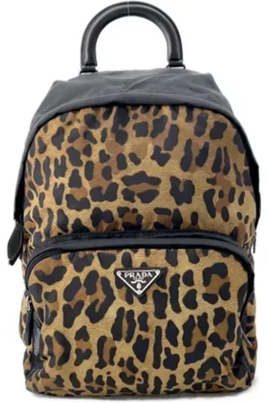 Prada Pre-owned, Dame, Brun, ONE SIZE, Nylon, Pre-owned nylon prada-tasker