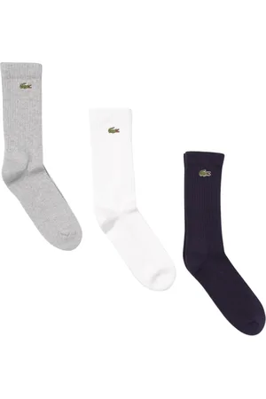 Lacoste Undertøj, Herre, Flerfarvet, ONE SIZE, Uld, Multifarvede Crew Socks