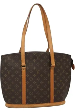 LOUIS VUITTON Pre-owned, Dame, Brun, ONE SIZE, Tyl, Pre-owned canvas tasker
