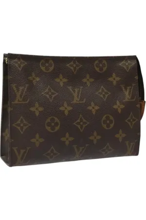 LOUIS VUITTON Pre-owned, Dame, Brun, ONE SIZE, Tyl, Pre-owned canvas tasker