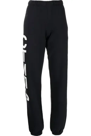 Heron Preston Bukser, Dame, Sort, S, Bomuld, Sort Logo Joggers Sweatpants Bomuld Portugal