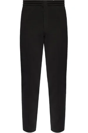 Emporio Armani Bukser, Herre, Sort, XL, Bomuld, Stilfulde bomuldsblandede bukser