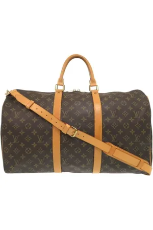 LOUIS VUITTON Pre-owned, Dame, Brun, ONE SIZE, Uld, Pre-owned canvas tasker