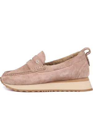 CESARE GASPARI Sko, Dame, , 42 EU, Suede, Suede Platform Loafers