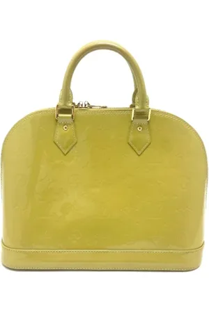 LOUIS VUITTON Pre-owned, Dame, Gul, ONE SIZE, Tyl, Pre-owned Laeder louis-vuitton-tasker