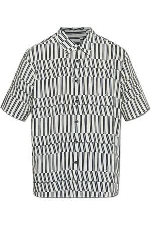 RAG&BONE Skjorte, Herre, Hvid, XL, Uld, Kortærmet skjorte