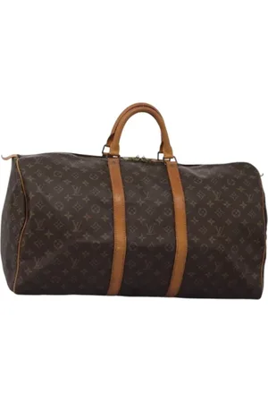 LOUIS VUITTON Pre-owned, Dame, Brun, ONE SIZE, Tyl, Pre-owned canvas tasker